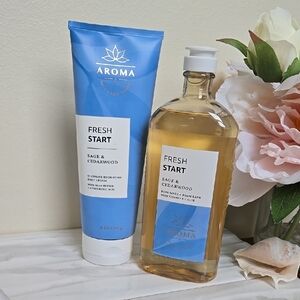 Aroma Fresh Start Sage & Cedarwood Set Nwt